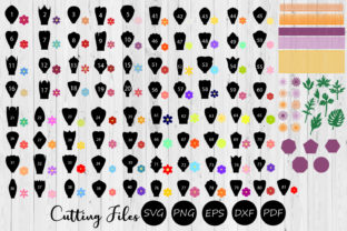 109 Paper Flowers Templates Designs for Crafts and Graphics