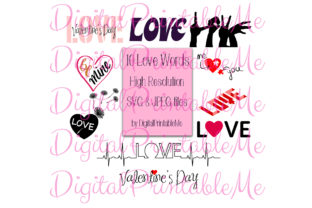 Love Word Clip Art SVG Set Review for Real Embroidery Projects