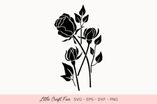 Rose Flowers Silhouette: A Practical Graphics Review for Crafts