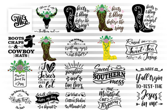 Southern Girl Bundle: Graphics & Crafts for Bold Local Brands